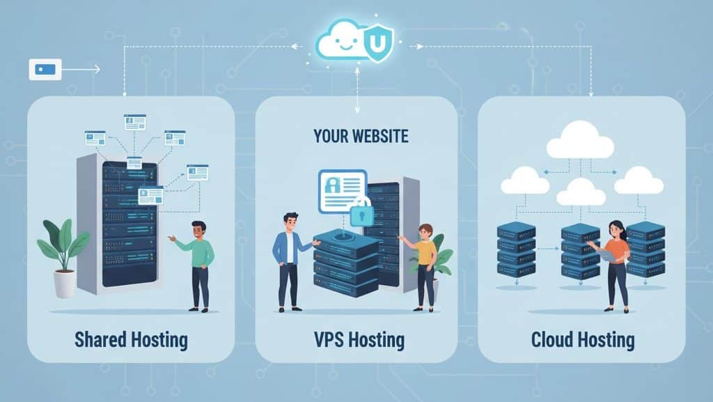 Web Hosting Explained: Shared, VPS, Cloud – Your Guide to Digital Success