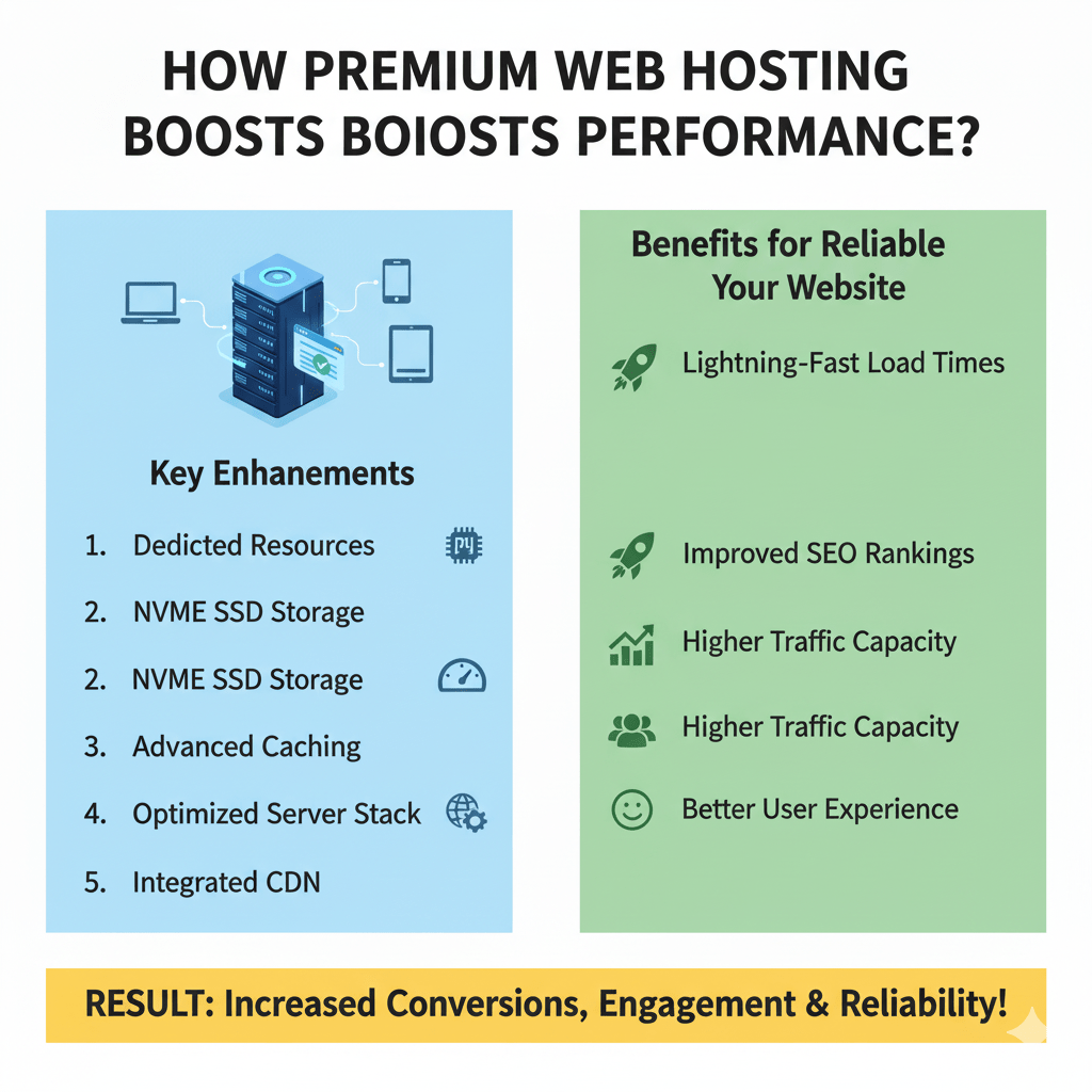 Premium Web Hosting: Boost Website Performance